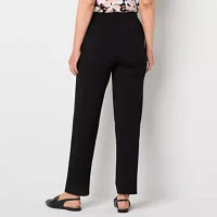 Liz Claiborne Maya Womens Mid Rise Straight Pull-On Pants