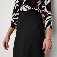 Liz Claiborne Womens Midi Pencil Skirt