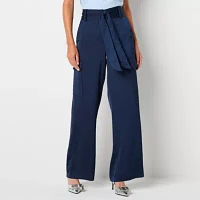 Worthington Womens Straight Cargo Pant