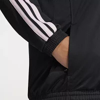adidas Essentials Warm-Up Tricot Slim 3 Stripes Track Jacket (Plus Size)