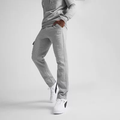 PUMA Mens Mid Rise Tapered Sweatpant