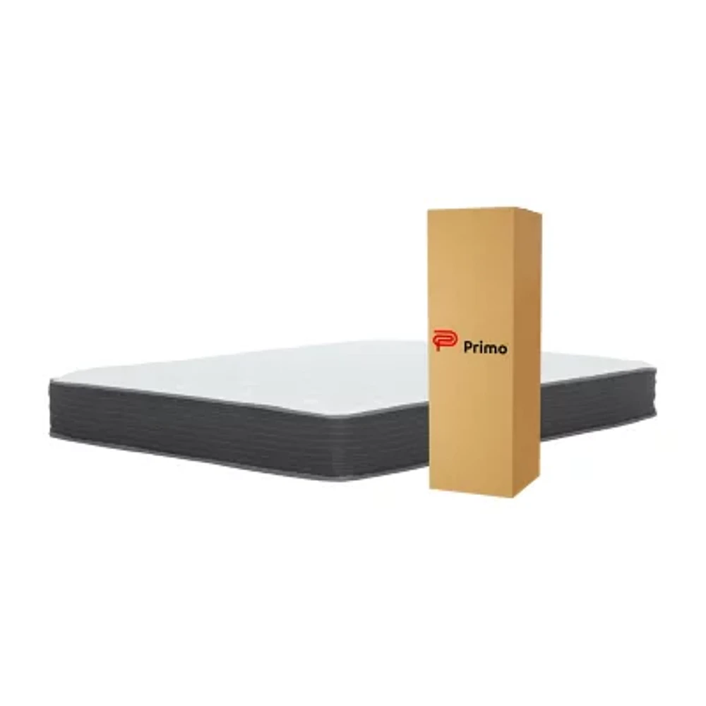 Primo Equilibria 8" Medium Pocket Coil Hybrid Mattress a Box