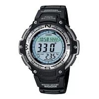 Casio Mens Digital Black Strap Watch Sgw100-1v