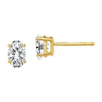 True Light / CT. T.W. Lab Created White Moissanite 14K Gold 7mm Stud Earrings