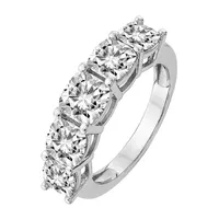 True Light 2.5MM / CT. T.W. Lab Created White Moissanite 14K Gold Band