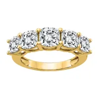 True Light 2.5MM 2 CT. T.W. Lab Created White Moissanite 14K Gold 5-Stone Anniversary Band