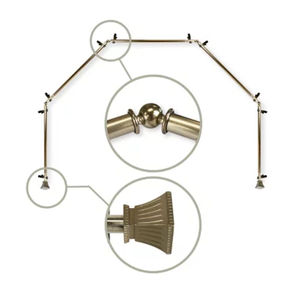 Rod Desyne Trumpet 5-Sided Bay Window