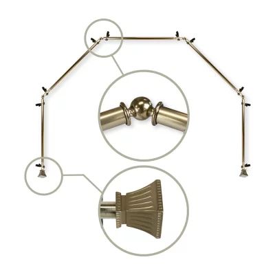Rod Desyne Trumpet 5-Sided Bay Window
