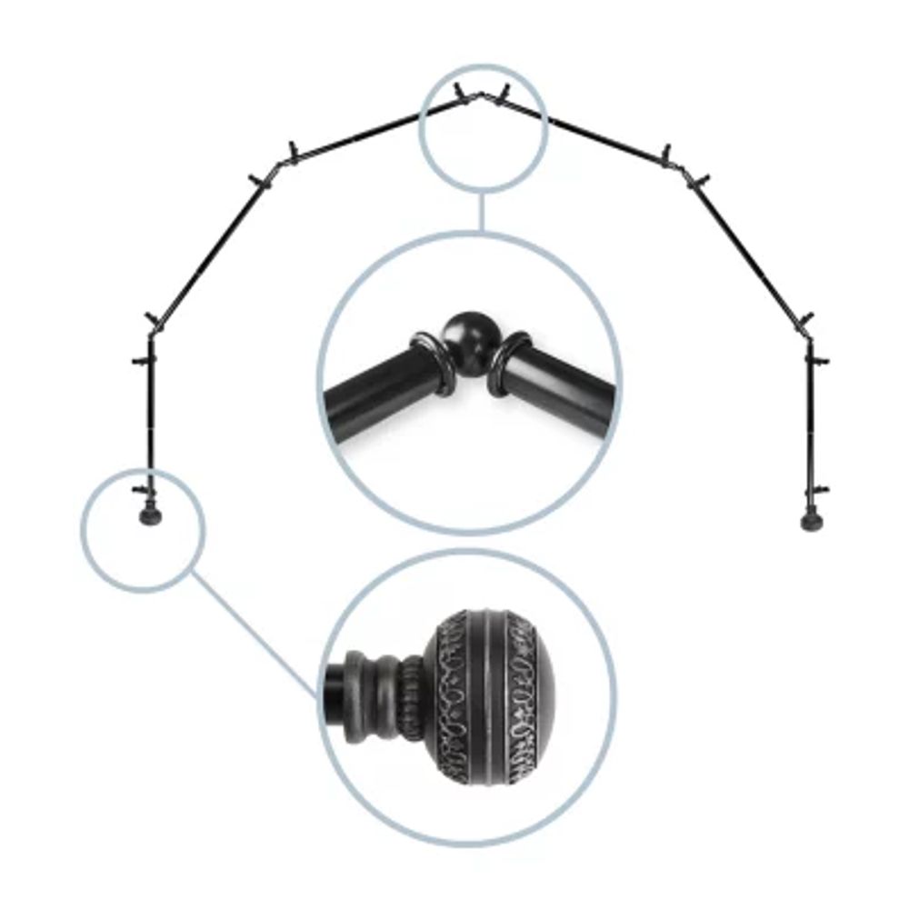 Rod Desyne Ornament 6-Sided Bay Window