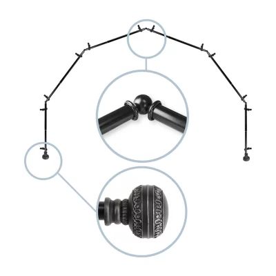 Rod Desyne Ornament 6-Sided Bay Window