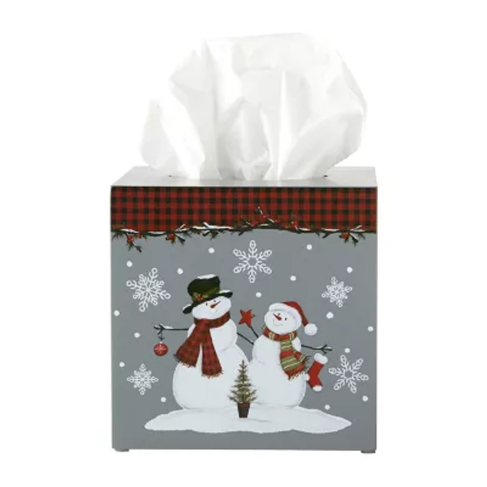 Saturday Knight Woodland Winter Tissue Box Cover