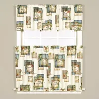 Natures Garden Rod Pocket Tailored Valance