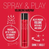 Sexy Hair Spray And Play Medium Hold Hair Spray - 10 oz.