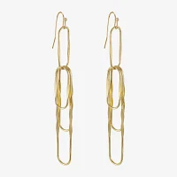 Bijoux Bar Gold Tone Drop Earrings