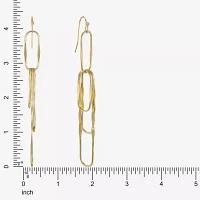 Bijoux Bar Gold Tone Drop Earrings