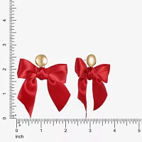 Bijoux Bar Gold Tone Bow Drop Earrings