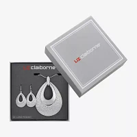 Liz Claiborne Pendant Necklace And Drop Earring Womens 2-pc. Jewelry Set