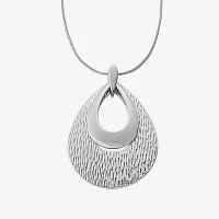 Liz Claiborne Pendant Necklace And Drop Earring Womens 2-pc. Jewelry Set