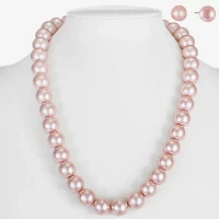 Monet Jewelry Collar Necklace And Stud Earring 2-pc. Simulated Pearl Jewelry Set