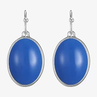Liz Claiborne Womens Blue Drop Earrings