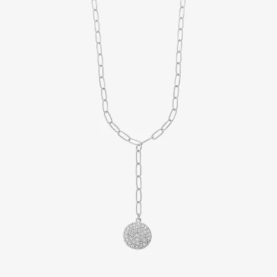 Liz Claiborne Womens Glass 18 Inch Y Necklace