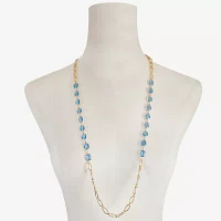 Liz Claiborne 36 Inch Paperclip Strand Necklace