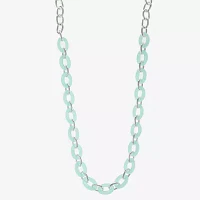 Liz Claiborne Inch Cable Link Necklace