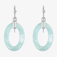 Liz Claiborne Link Womens Oval Drop Earrings