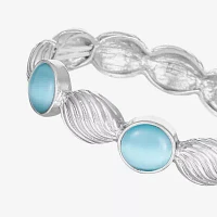 Liz Claiborne Glass Round Stretch Bracelet