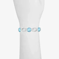 Liz Claiborne Glass Round Stretch Bracelet