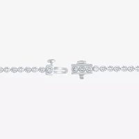Floating Diamonds (F / Vs2) 5 CT. T.W. Lab Grown White Diamond 14K White Gold 7.25 Inch Tennis Bracelet