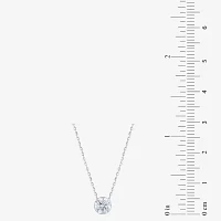 Floating Diamonds (F / Vs2) 2 CT. T.W. Lab Grown White Diamond 14K White Gold Round Jewelry Set