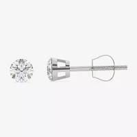 Floating Diamonds (F / Vs2) 2 CT. T.W. Lab Grown White Diamond 14K White Gold Round Jewelry Set