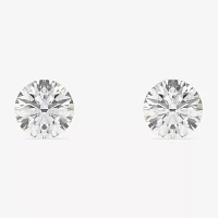 Floating Diamonds (F / Vs2) 2 CT. T.W. Lab Grown White Diamond 14K White Gold Round Jewelry Set