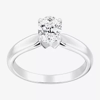 1 CT. Lab-Grown (G / SI2) Diamond Oval Solitaire Engagement Ring 10K Gold