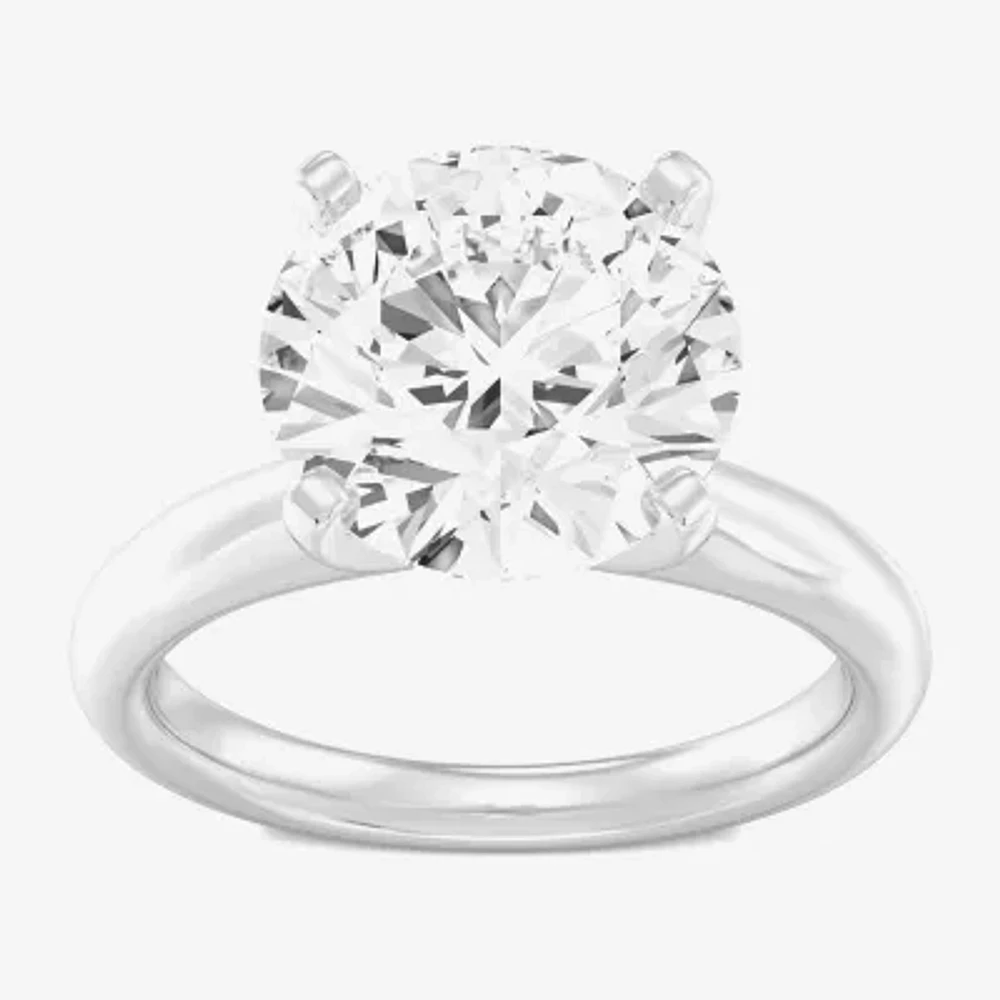 5 CT. Round Lab-Grown (F / VS1) Diamond Solitaire Engagement Ring 14k Gold