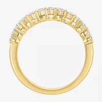 Effy  (G / Si1) Womens 1 1/2 CT. T.W. Lab Grown White Diamond 14K Gold Cocktail Ring