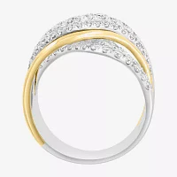 Effy  (G / Si1) 1 7/8 CT. T.W. Lab Grown White Diamond 14K Two Tone Gold Band