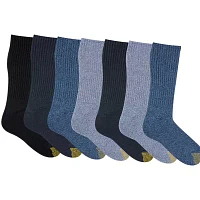 Gold Toe Harrington Bonus Pack 7 Pair Crew Socks Mens