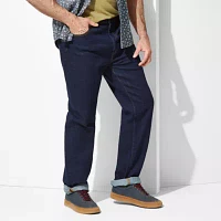 mutual weave Big and Tall Mens Straight Leg Jeans