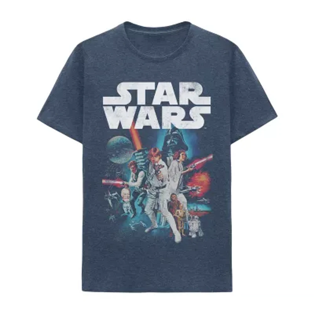 Mens Short Sleeve Star Wars Graphic T-Shirt