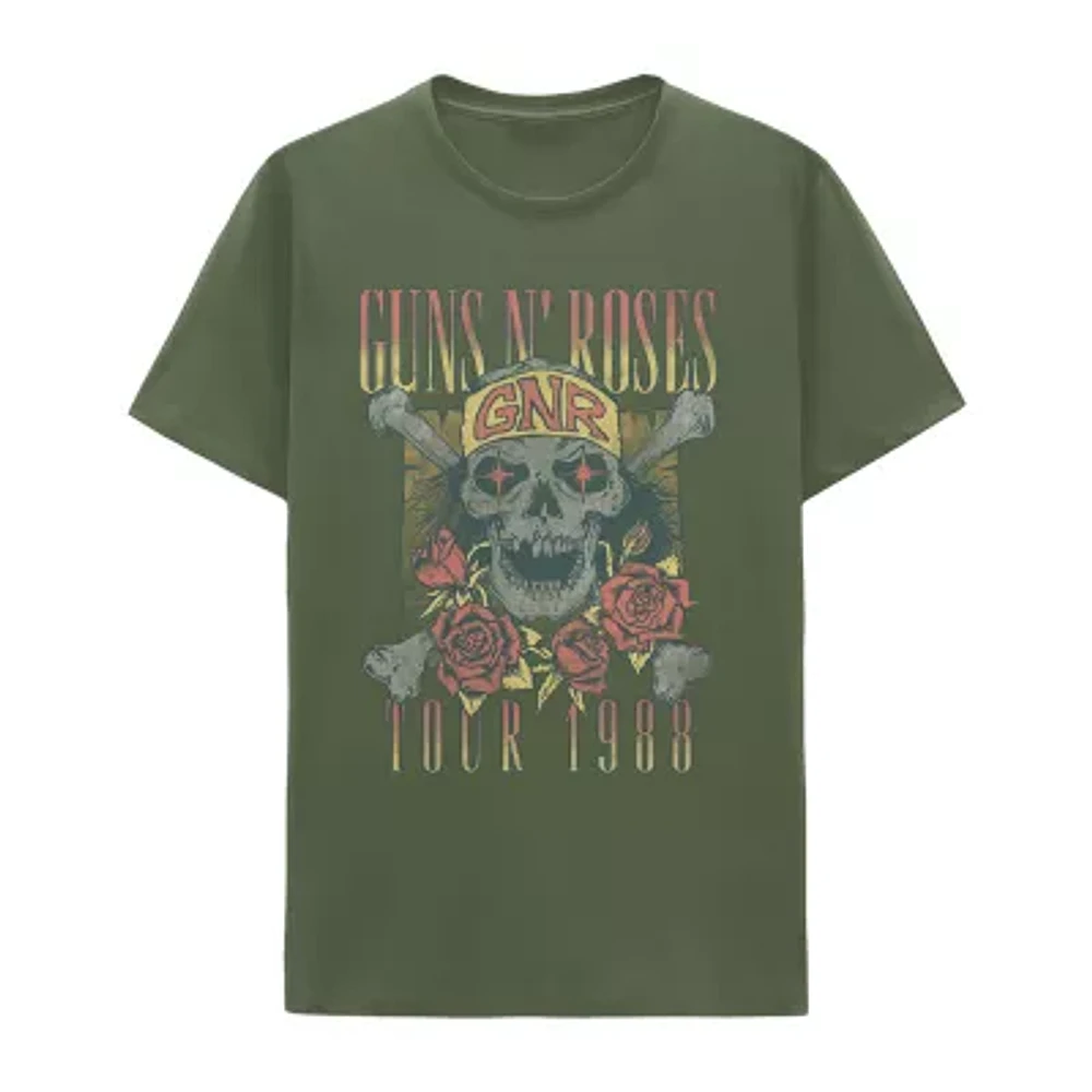 Mens Short Sleeve Guns N' Roses Graphic T-Shirt