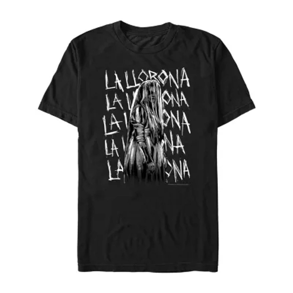 Mens Short Sleeve La Llorona Graphic T-Shirt