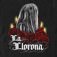 Mens Short Sleeve La Llorona Graphic T-Shirt