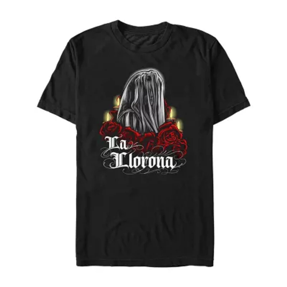 Mens Short Sleeve La Llorona Graphic T-Shirt