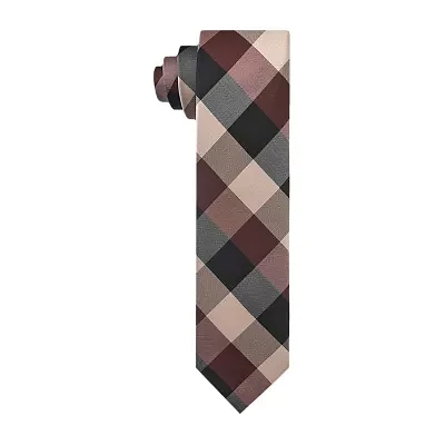 J. Ferrar Plaid Tie