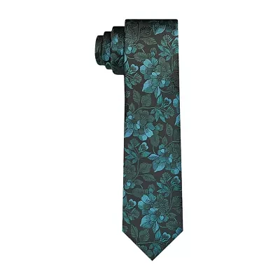 J. Ferrar Slim Floral Tie