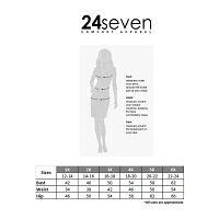 24seven Comfort Apparel Womens Elbow Sleeve A-Line Dress Plus