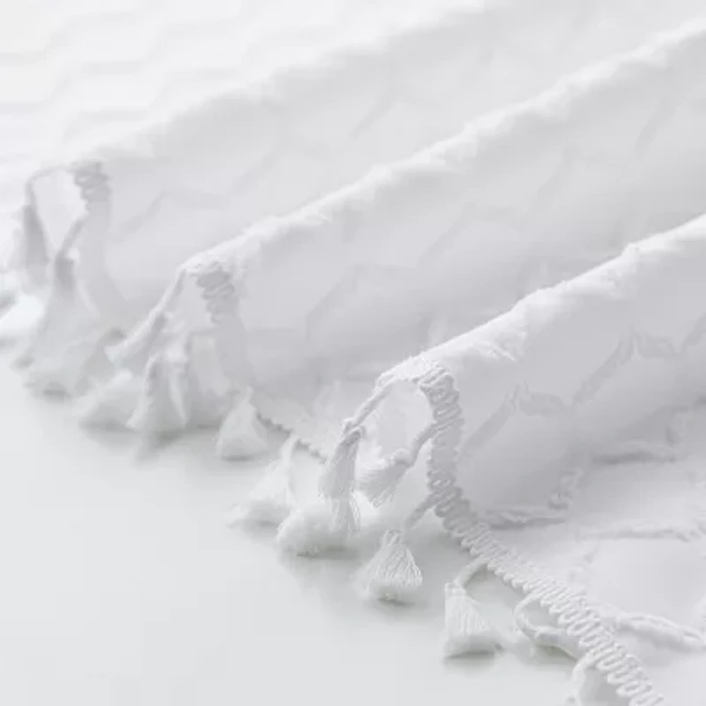 Awesome Home™ Waterproof  Poly Snap Liner Shower Curtain Set