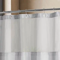 Awesome Home™ Waterproof Poly Snap In Liner Shower Curtain Set